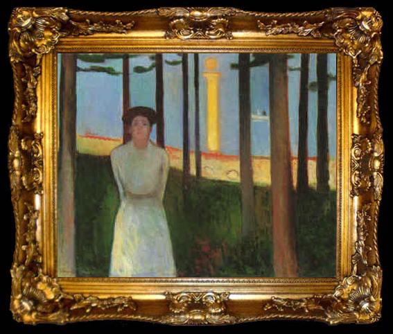 framed  Edvard Munch Summer Night
